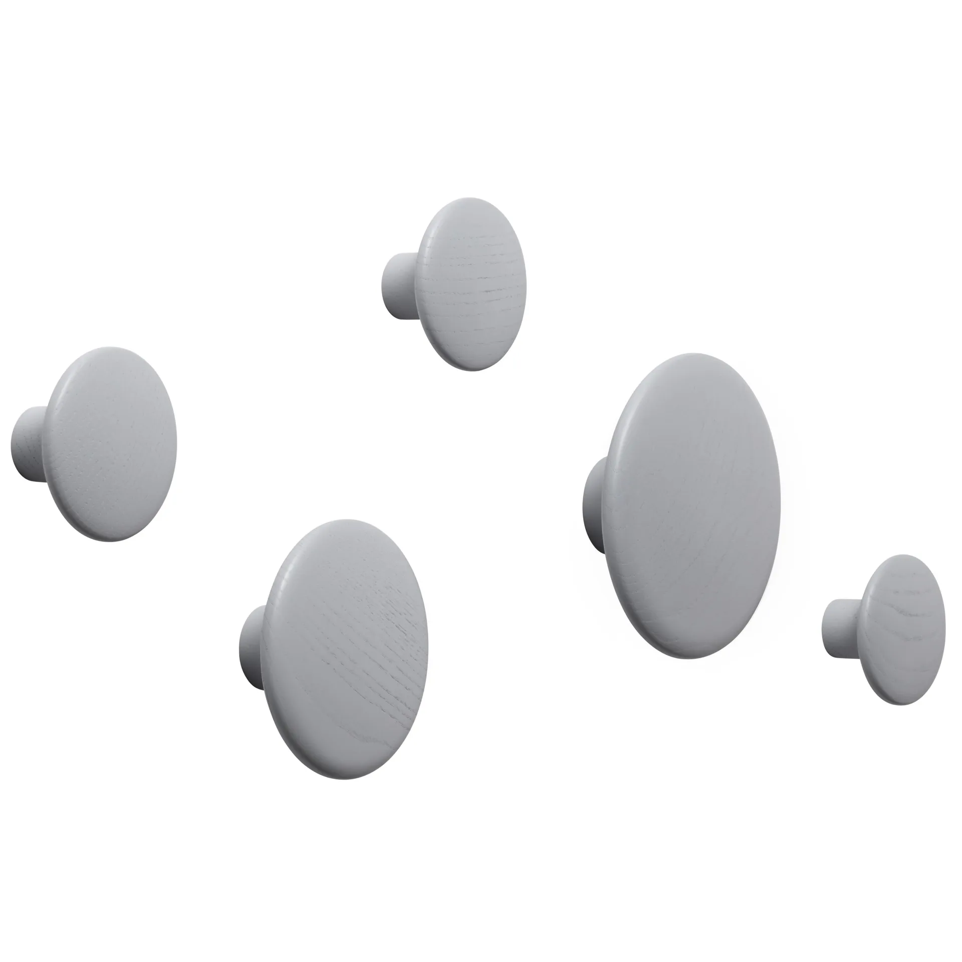 The Dots clothes hook grey, small Muuto