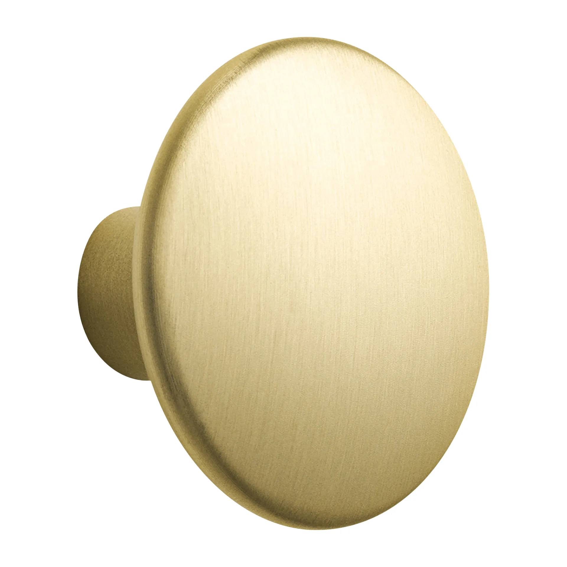 The Dots clothes hook metal 5 cm, brass Muuto