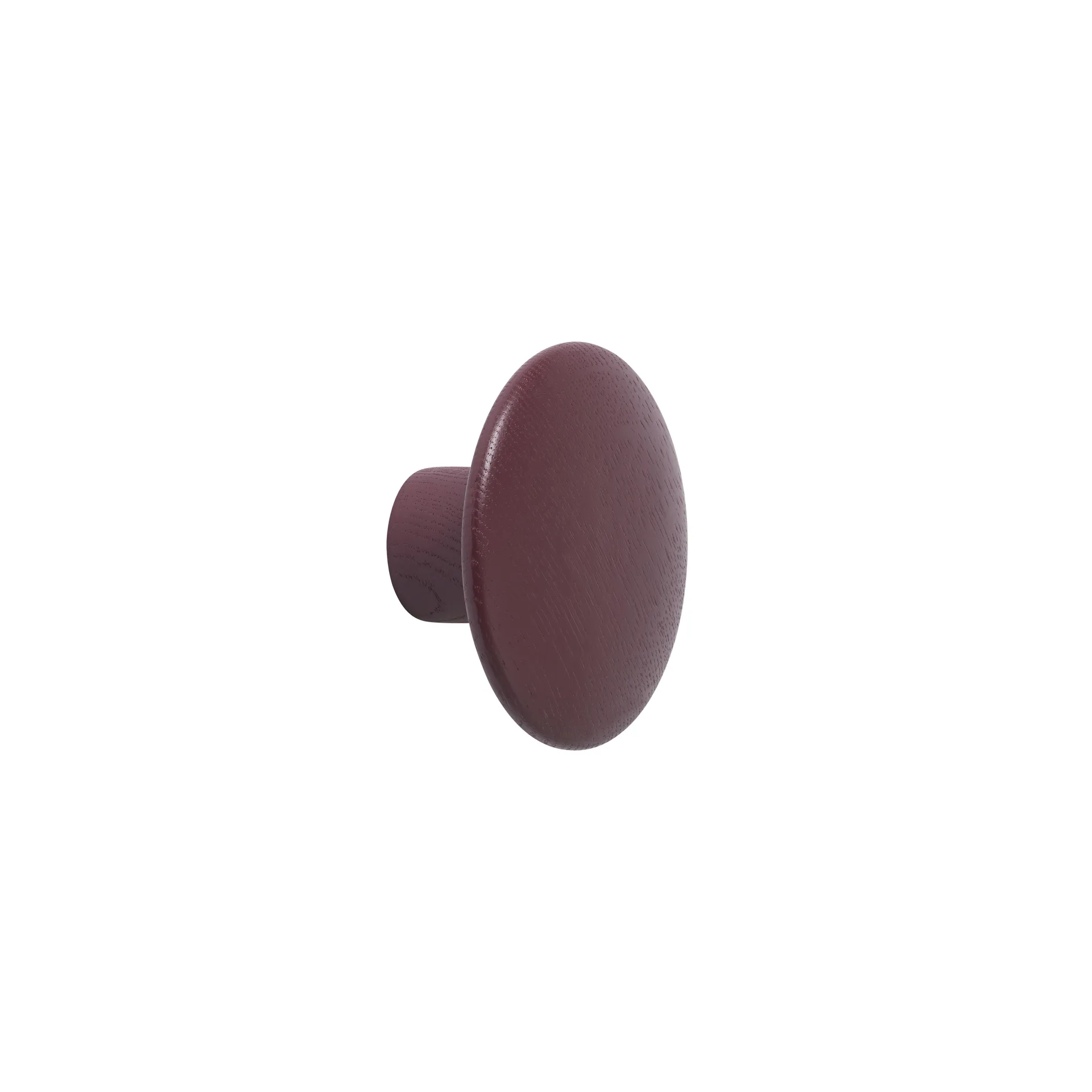 The Dots coat hook burgundy, medium Muuto