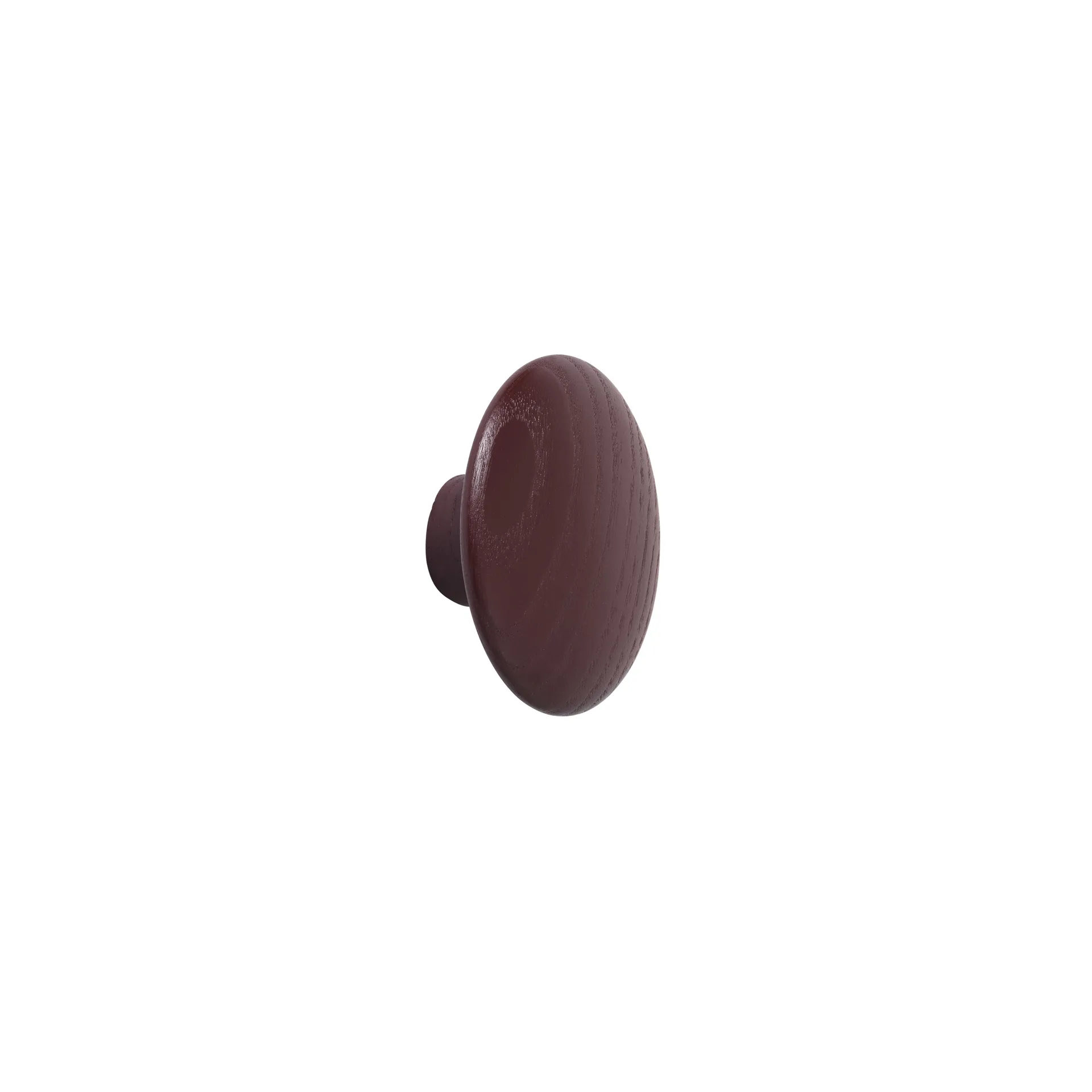 The Dots coat hook burgundy, small Muuto