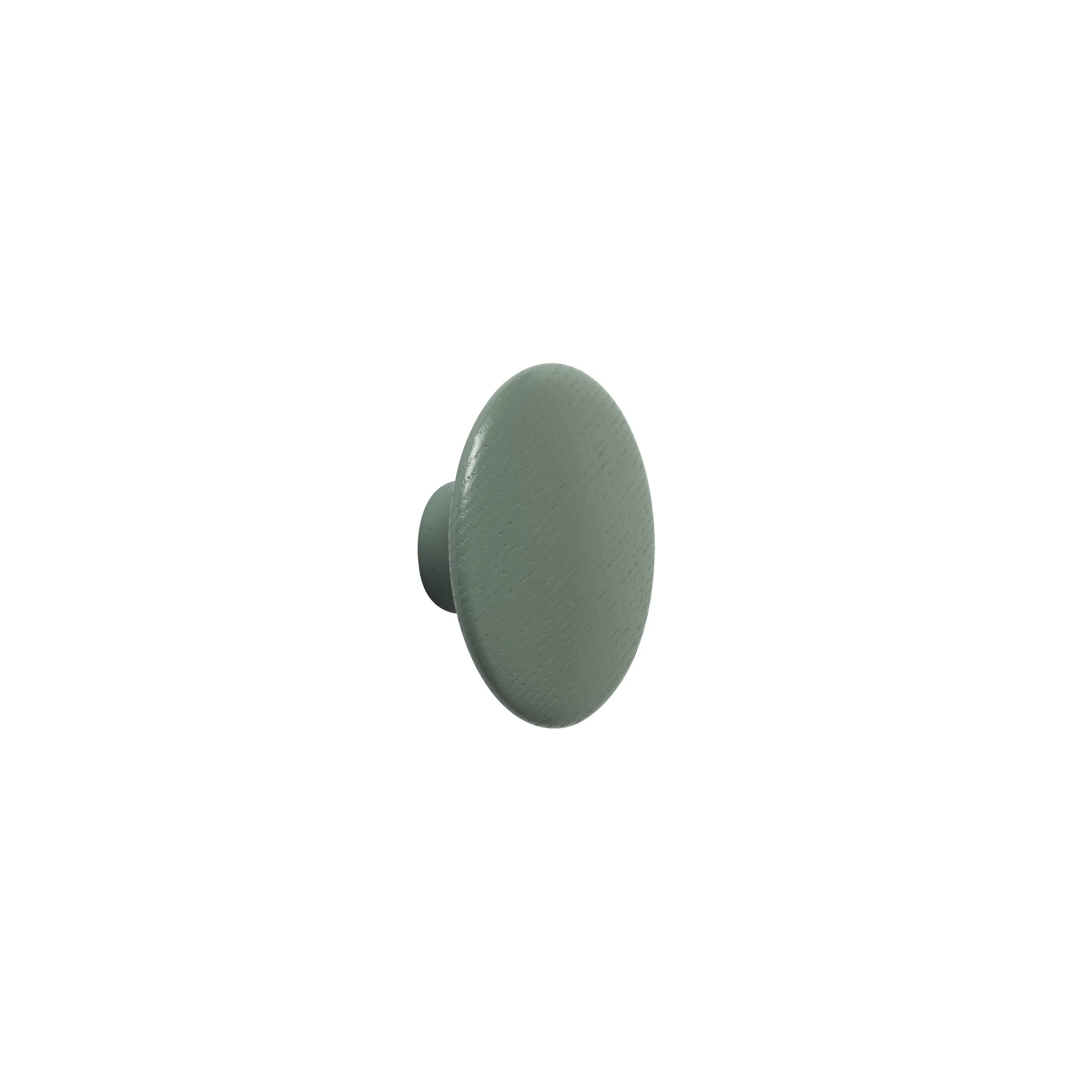 The Dots coat hook dusty green, extra small Muuto