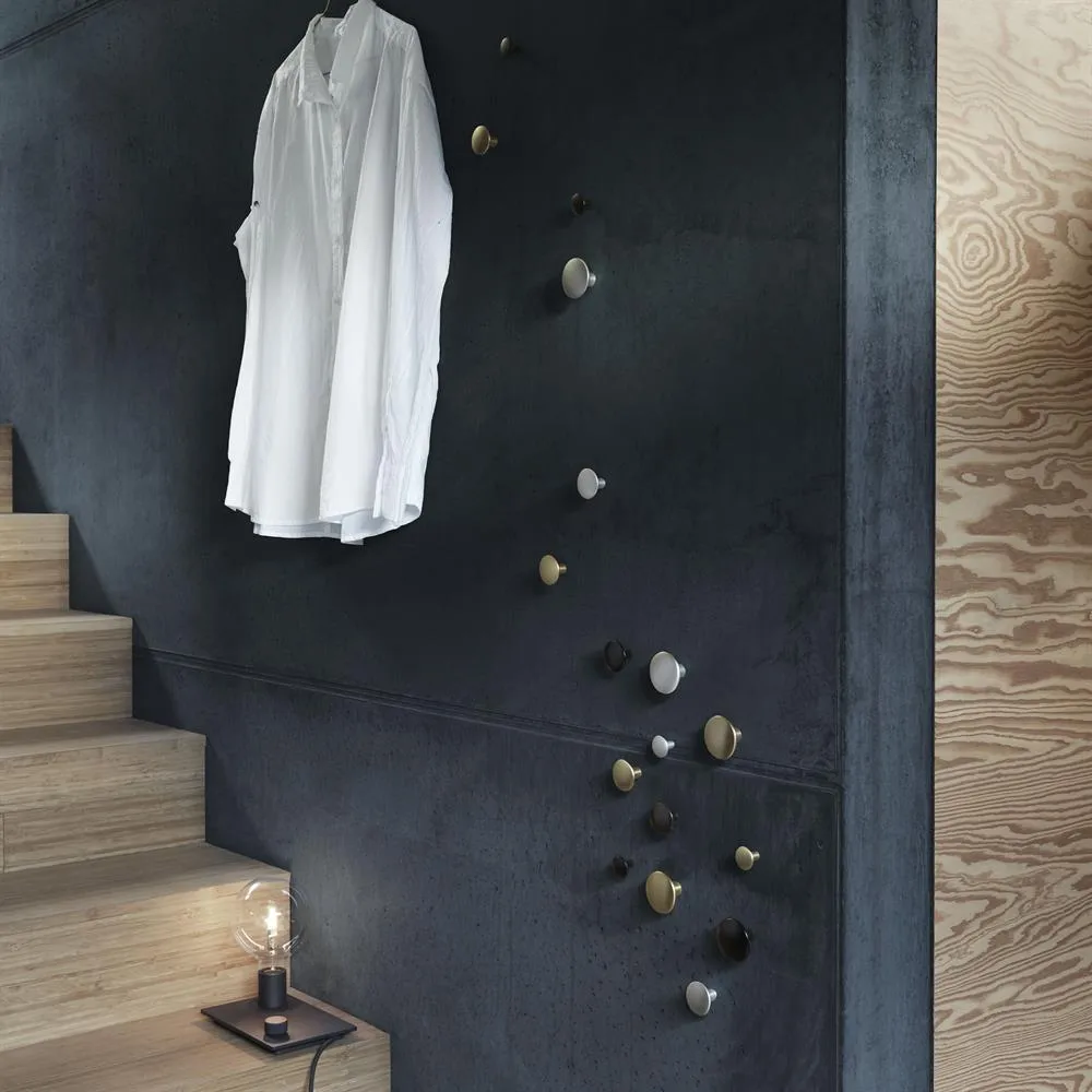 The dots hooks aluminium, small Muuto