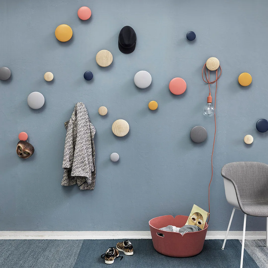 The Dots 衣钩 午夜蓝, 小号 Muuto