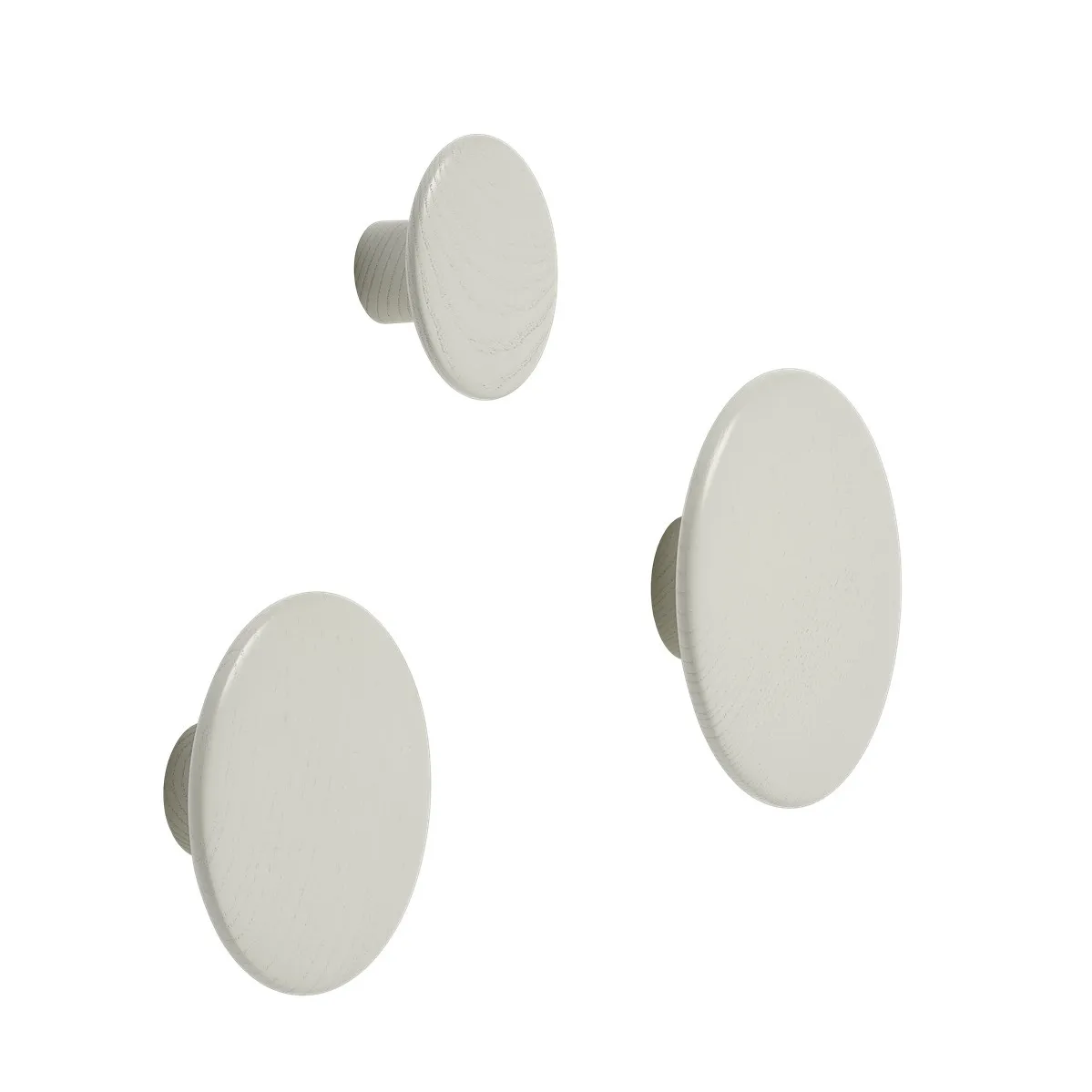 The Dots 衣钩 米白色, 小号 Muuto