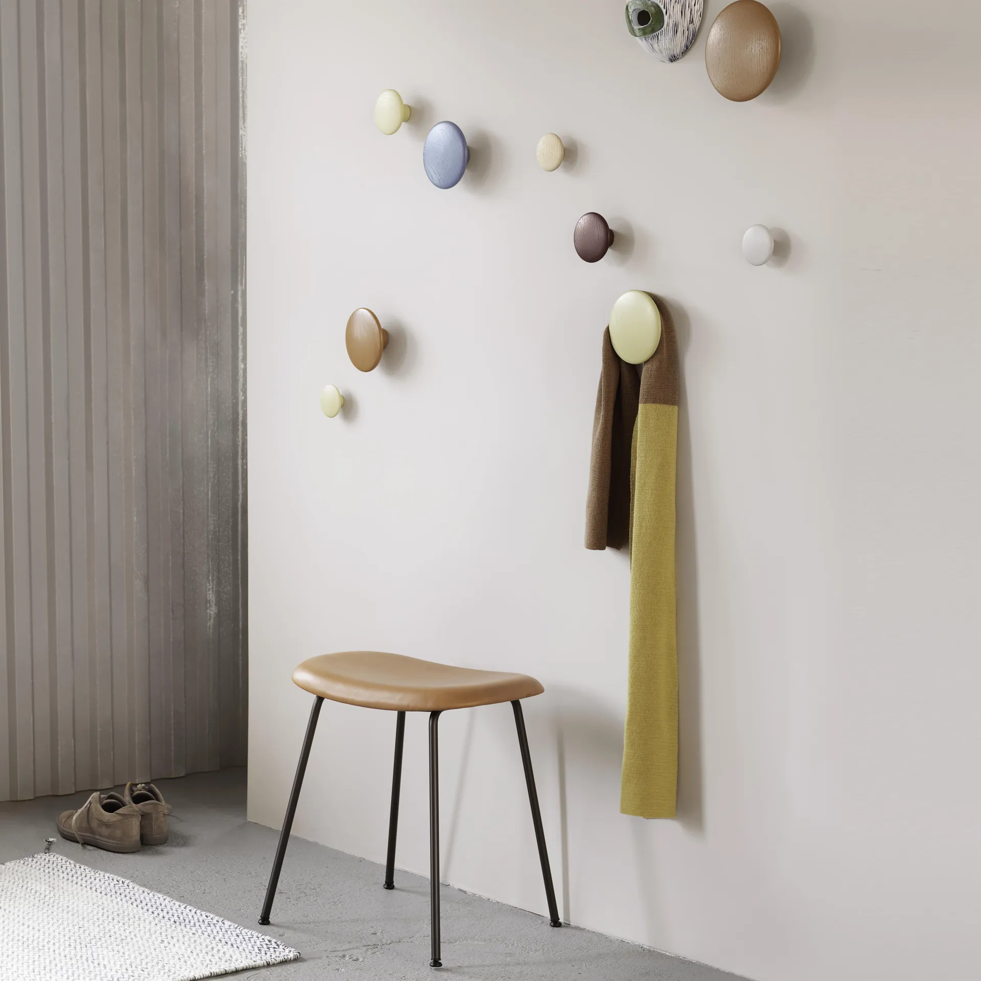 The Dots 衣钩 浅蓝, 大号 Muuto
