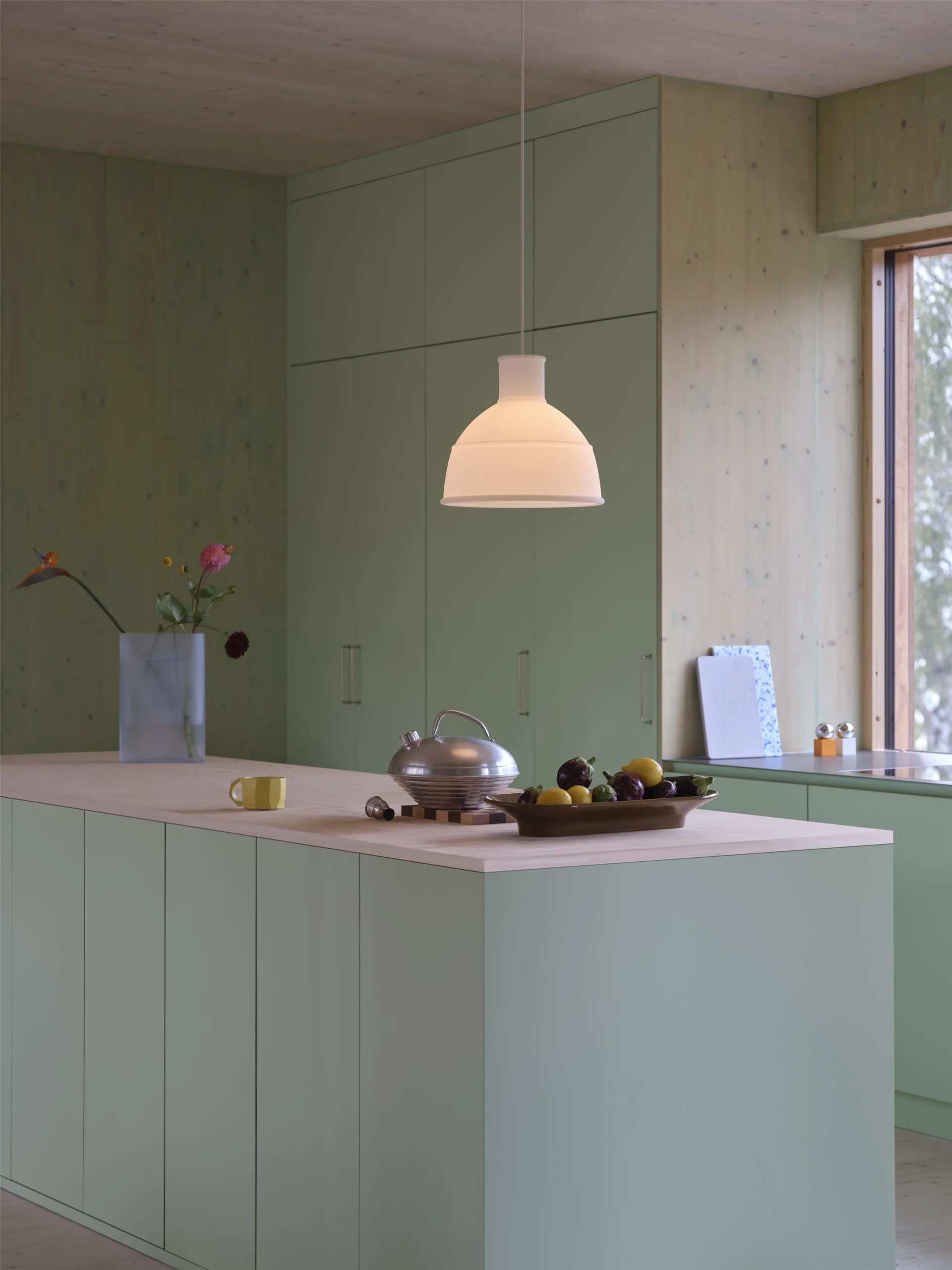 Unfold 吊灯, Translucent 白色 Muuto