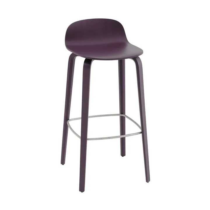 Visu 吧台椅75cm - 深梅紫色 - Muuto