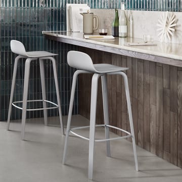 Visu barstool 65 cm - 日晒褐 玫瑰色-日晒褐 玫瑰色 - Muuto