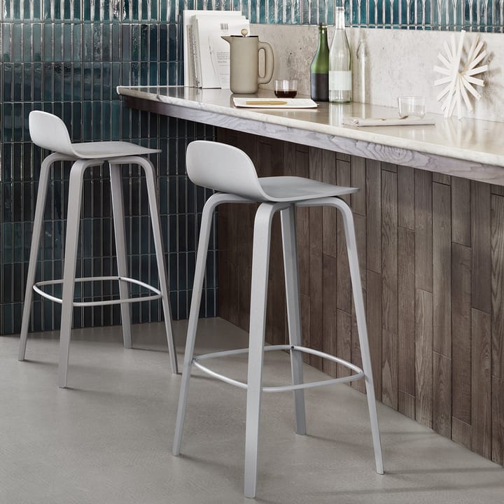 Visu barstool 65 cm, 日晒褐 玫瑰色-日晒褐 玫瑰色 Muuto