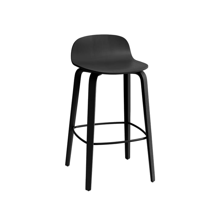 Visu barstool 65 cm - 黑色-黑色 - Muuto