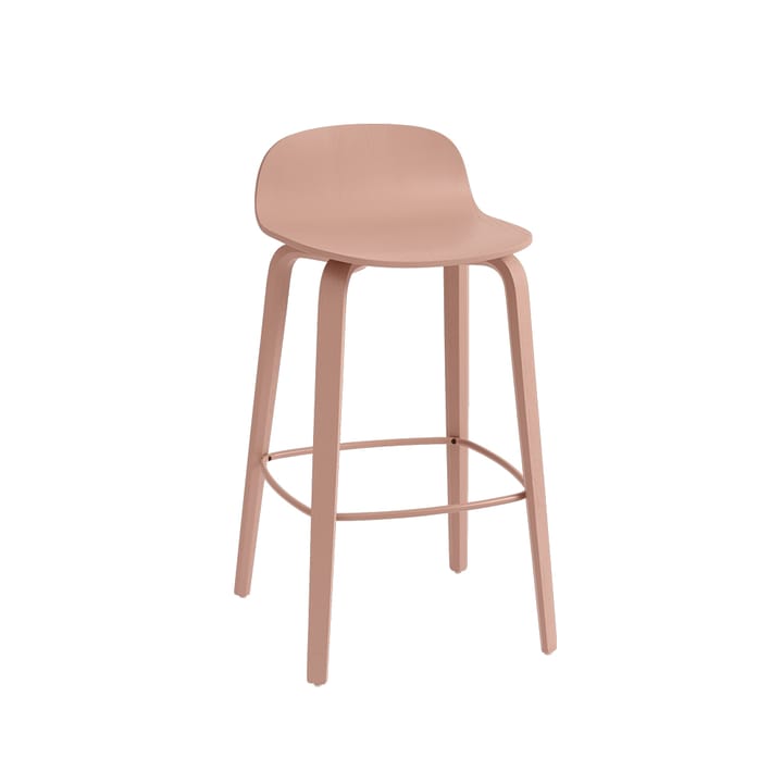 Visu barstool 65 cm - 日晒褐 玫瑰色-日晒褐 玫瑰色 - Muuto
