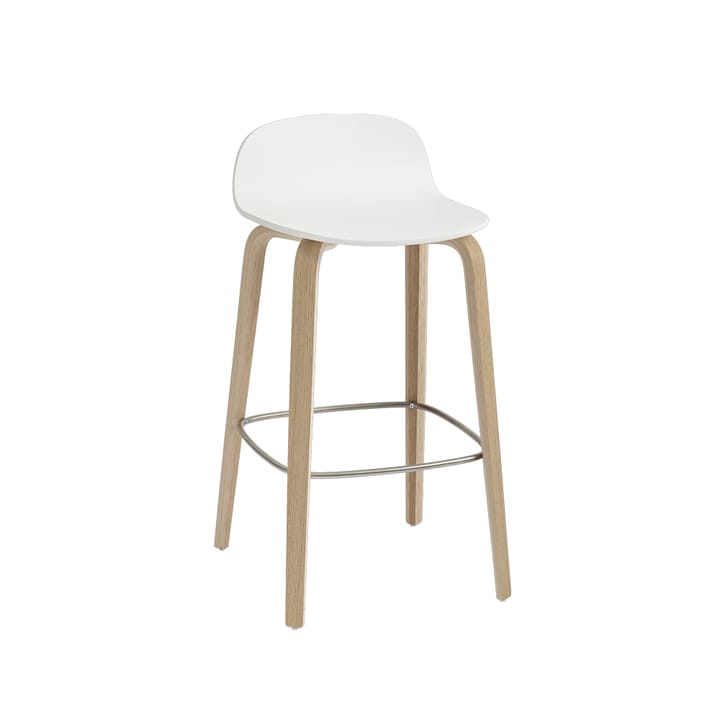 Visu barstool 65 cm - 白色-自然木色 - Muuto