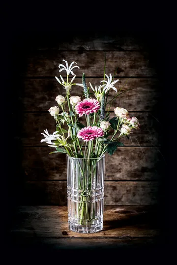 方形花瓶 - 水晶玻璃_23cm - Nachtmann