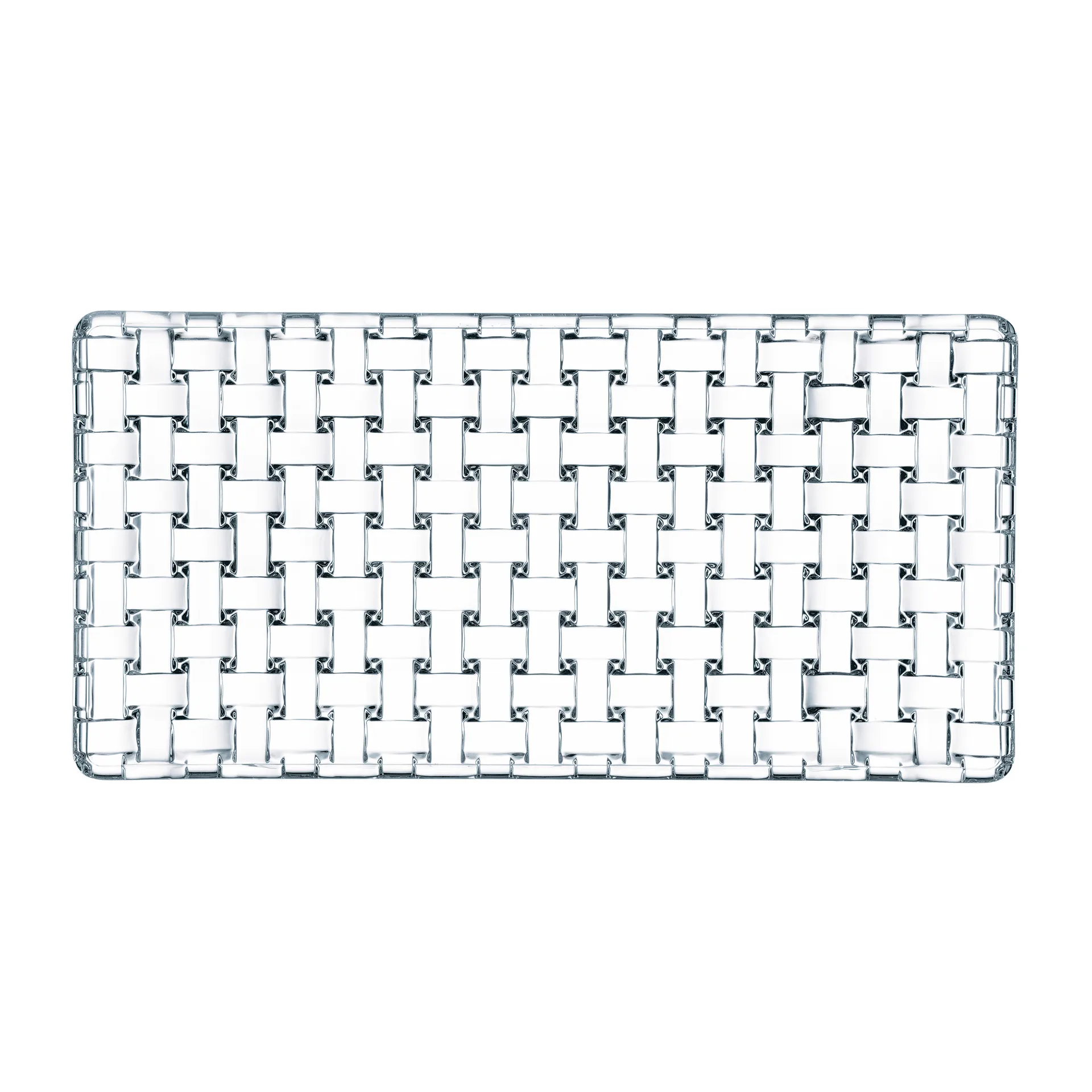 Bossa Nova 玻璃长方盘/浅平盘 14x28 cm, 透明 Nachtmann