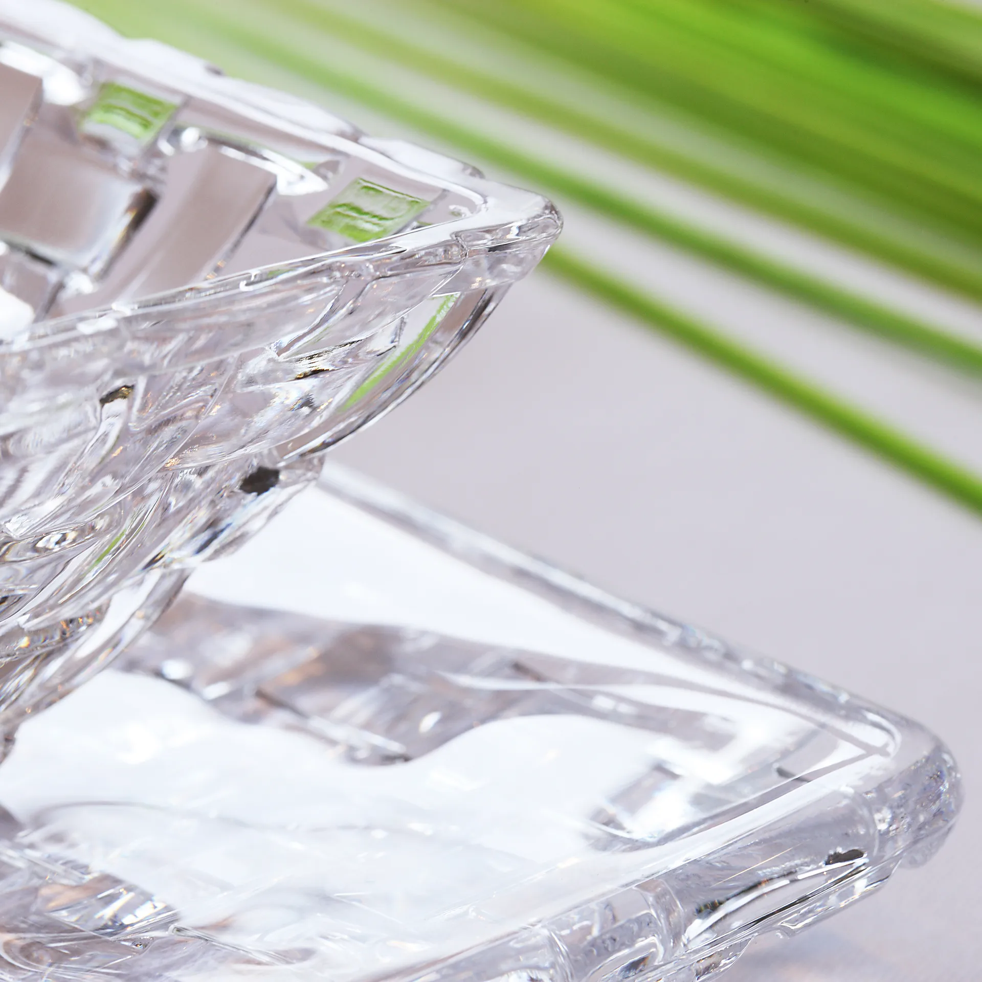 Bossa Nova 玻璃长方盘&零食盘/小吃碟 3件套装, 透明 Nachtmann