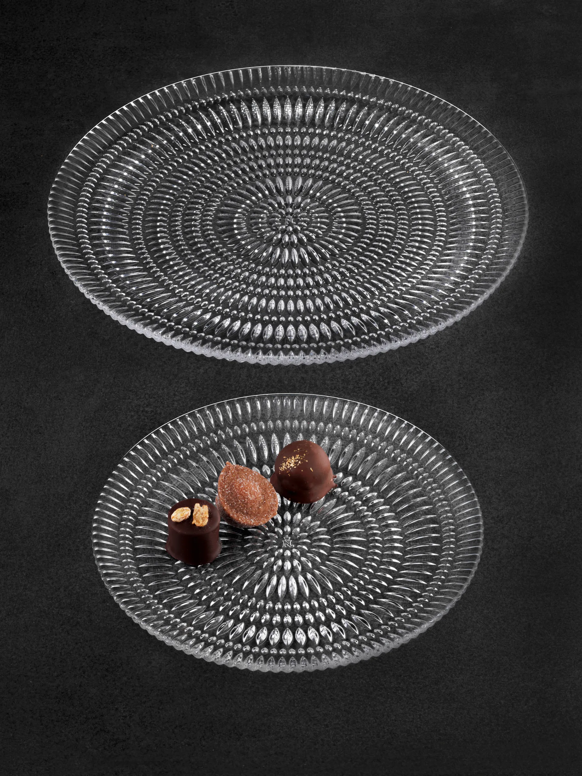 Ethno 餐盘, 2件套 水晶玻璃 直径23cm Nachtmann
