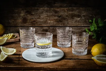 Ethno 平底杯 294ml 四件装 - 透明 - Nachtmann