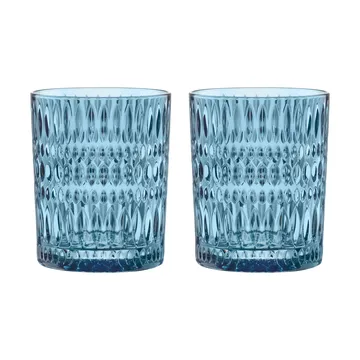 Ethno 平底杯304ml 2只装 - 复古蓝 - Nachtmann
