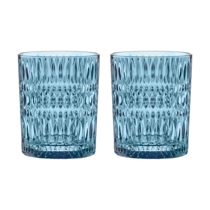 Ethno 平底杯304ml 2只装 - 复古蓝 - Nachtmann