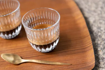 Ethno 咖啡师浓缩咖啡玻璃杯90ml 2只装 - 透明 - Nachtmann