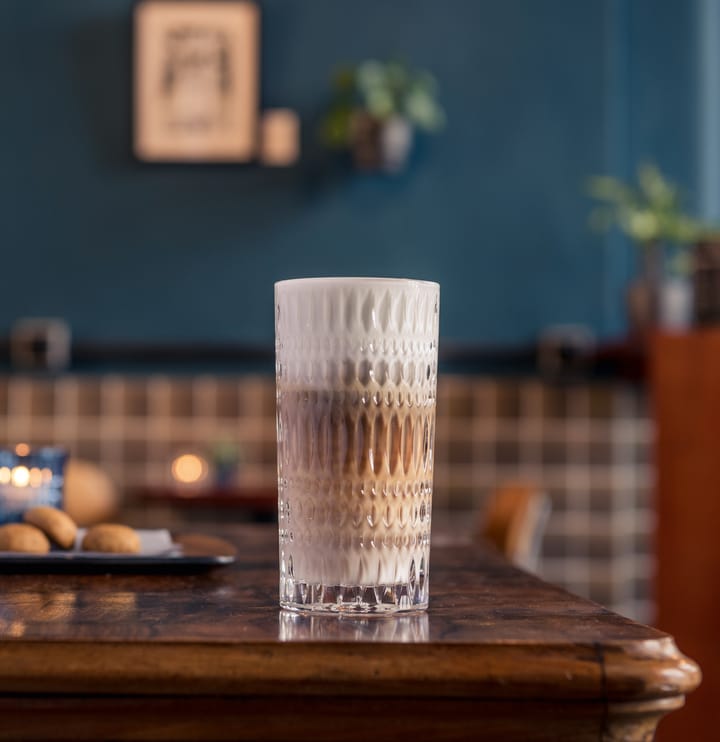 Ethno Barista 拿��铁玻璃杯/咖啡杯 43.4 cl 两件套装, 透明 Nachtmann