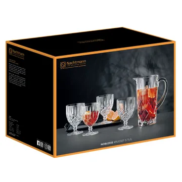 Noblesse壶杯套装 含1壶4杯 - 透明 - Nachtmann