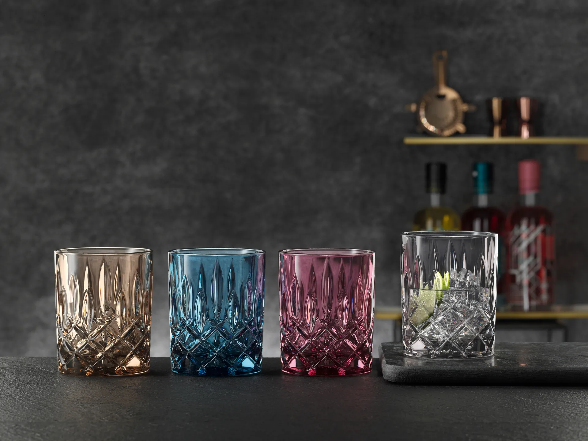 Noblesse 坦布勒杯/威士忌杯 29.5 cl 两件套装, 烟灰色 Nachtmann