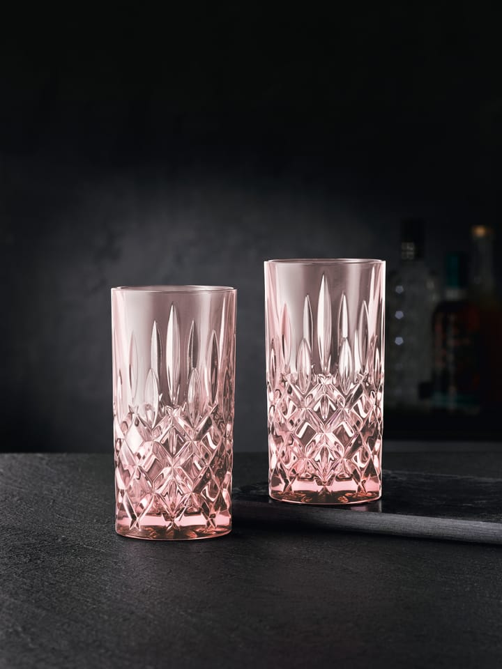 Noblesse 长饮杯/高球杯/高脚杯 玻璃 39.5 cl 两件套装, Rosé Nachtmann