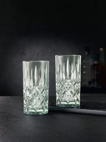 Noblesse 长饮杯/高球杯/高脚杯 玻璃 39.5 cl 两件套装 - 薄荷绿 - Nachtmann