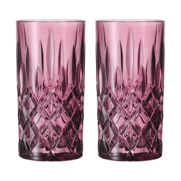 Noblesse长饮杯 395ml 2件装 - 浆果色 - Nachtmann