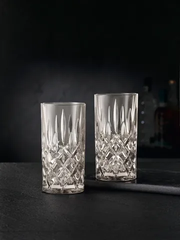 Noblesse长饮杯 395ml 2件装 - 灰褐色 - Nachtmann