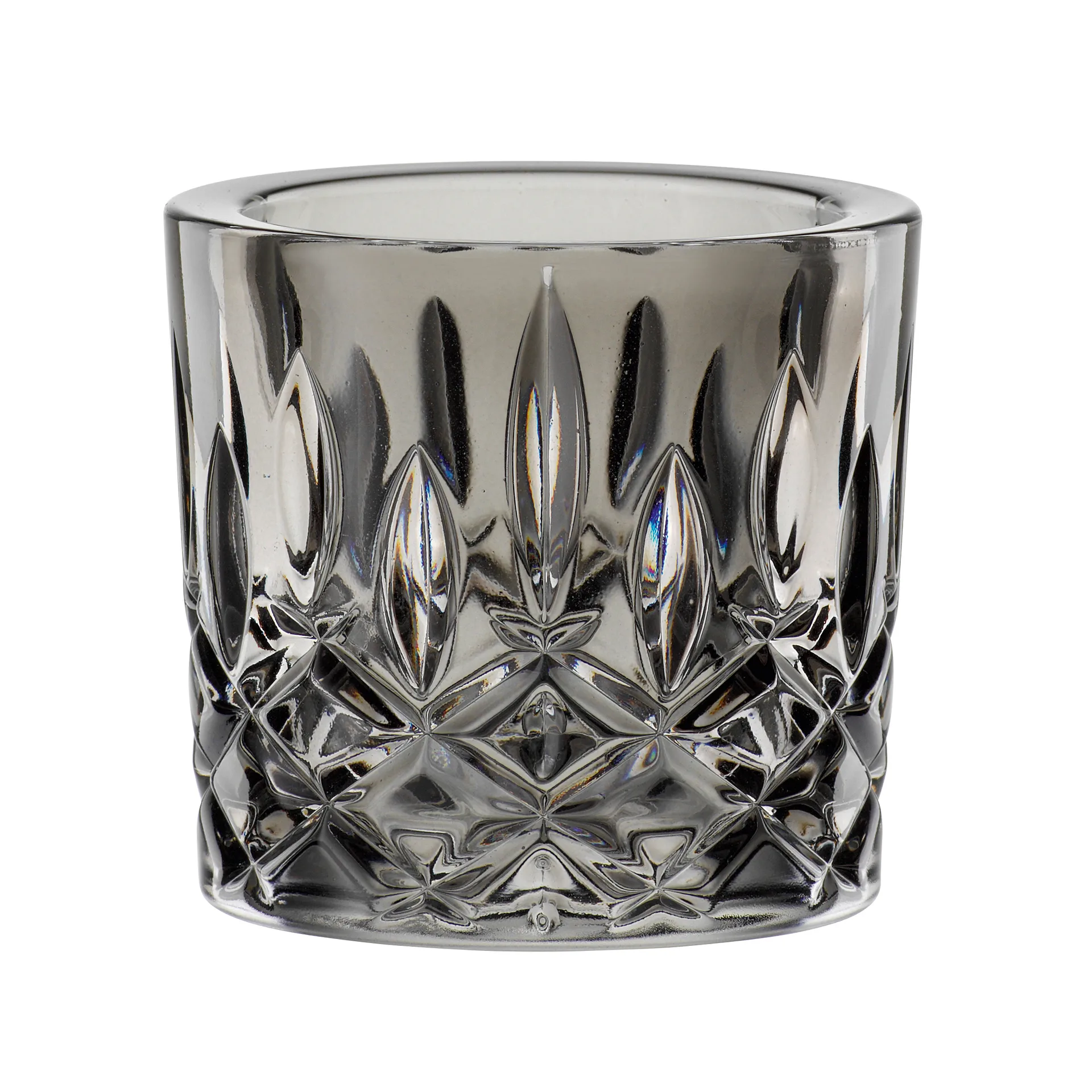 Noblesse 玻璃蜡烛台/餐桌摆件, 烟灰色 Nachtmann