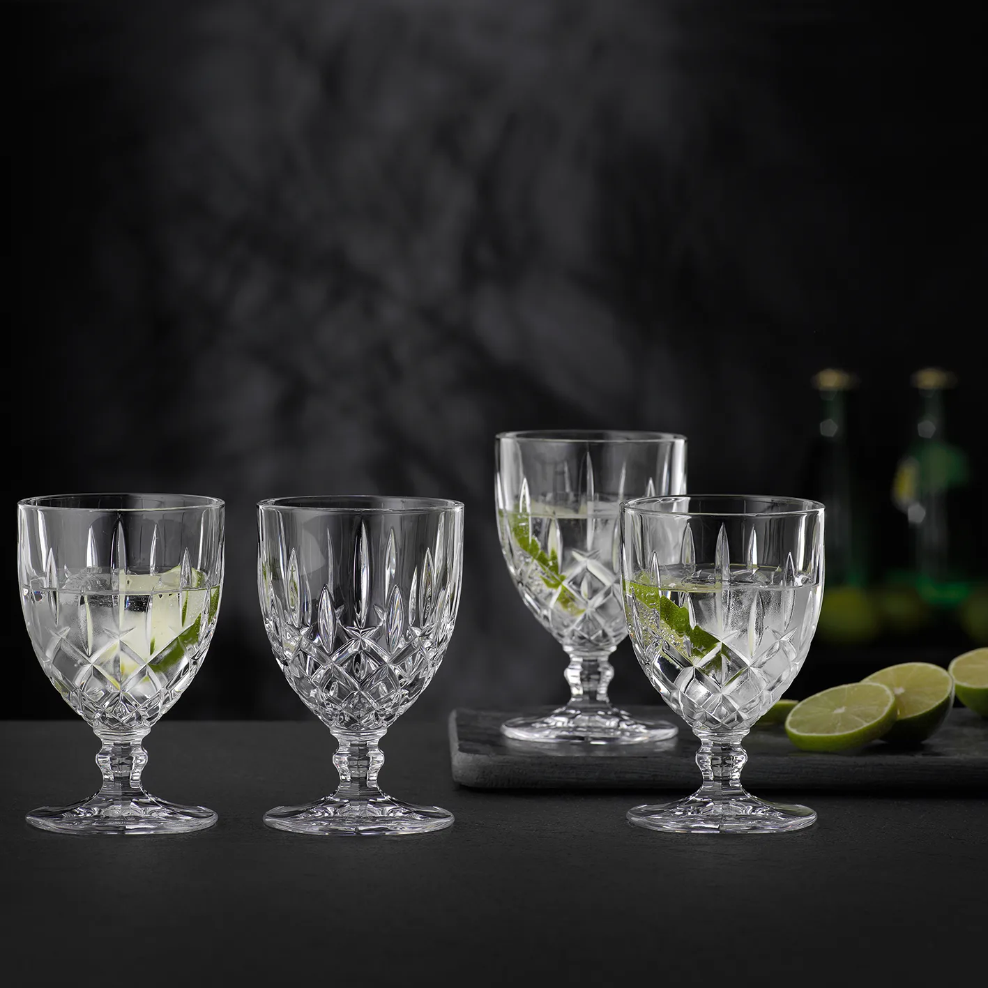 Noblesse230ml带脚玻璃杯4件套, 透明款 Nachtmann