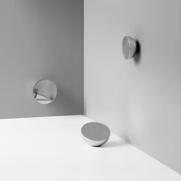 Aura_墙面镜_大号 - 不锈钢 - New Works