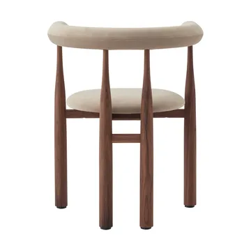 Bukowski upholstered 扶手椅 - 核桃色, Megan 26 米色 - New Works