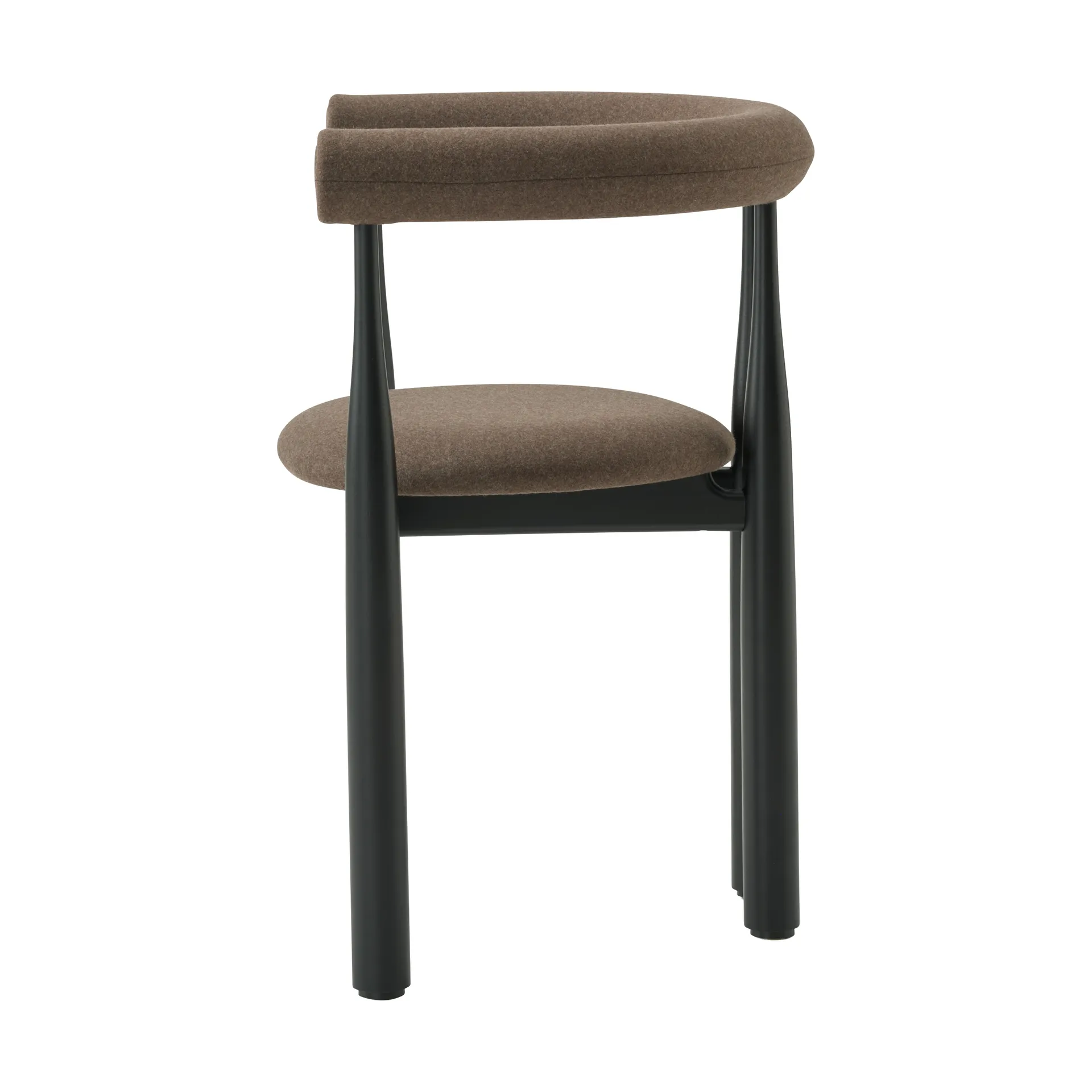 Bukowski upholstered 扶手椅, 黑色, Wooly Plus 1008 New Works