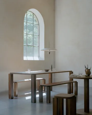 Chanterelle 吊灯 Ø55 cm - Nickel Plated - New Works