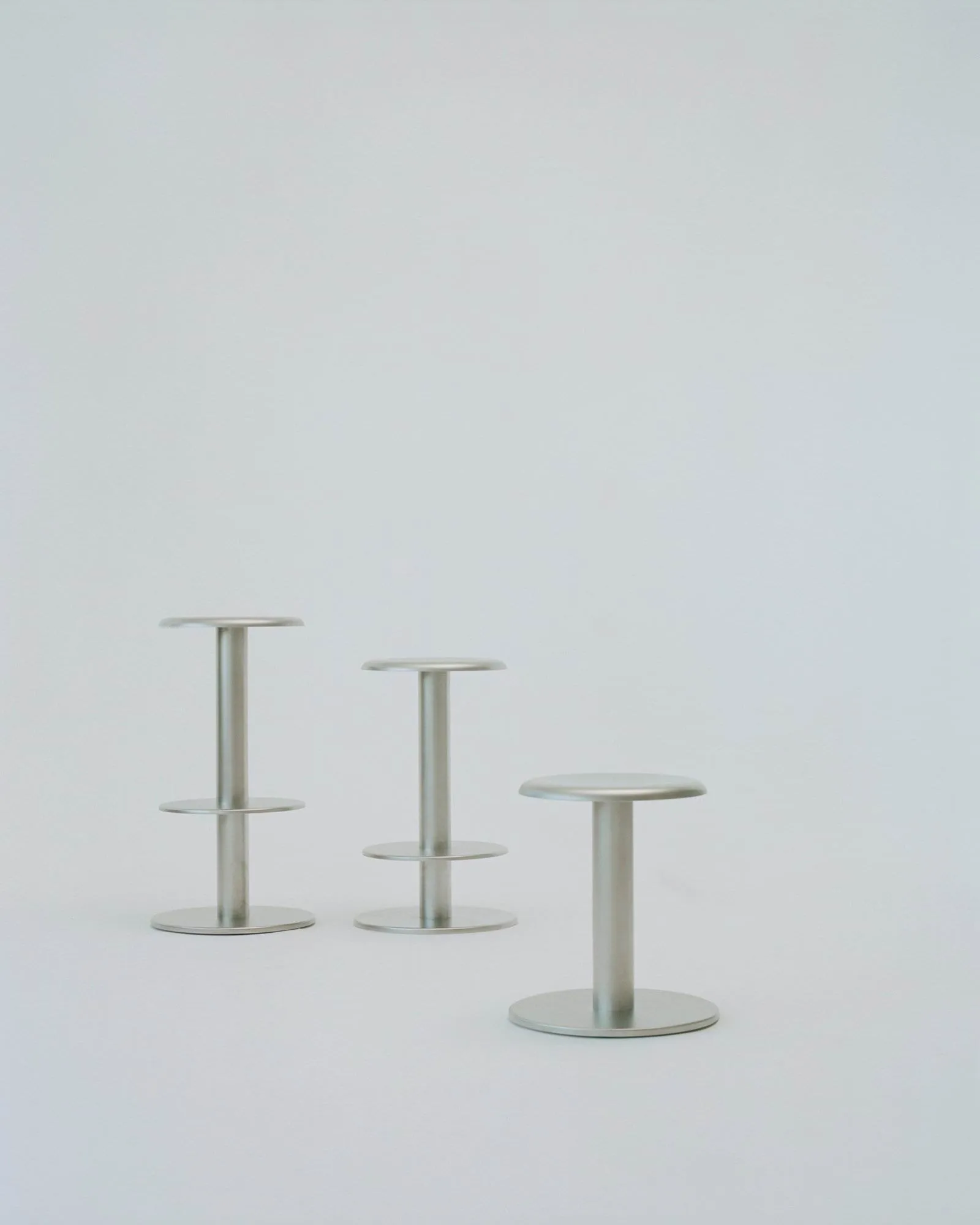 Coupe 吧台椅, 不锈钢，66cm New Works