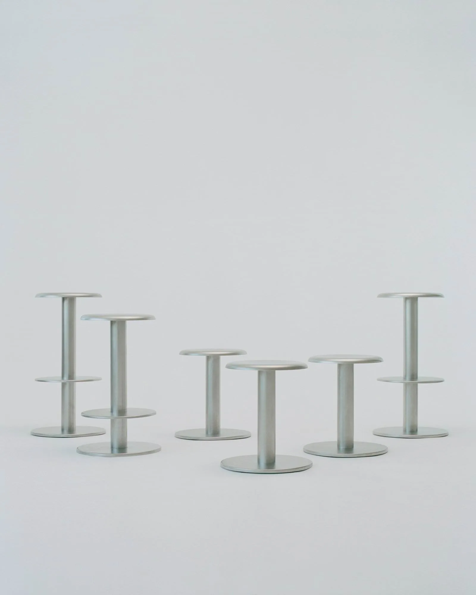 Coupe 吧台椅, 不锈钢，76cm New Works