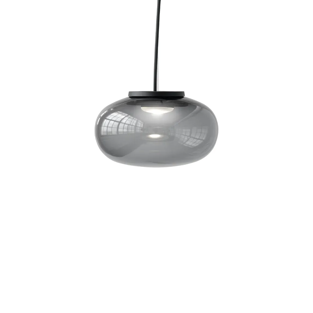 Karl-Johan_吊灯_小号_Ø23cm, 烟灰色 New Works