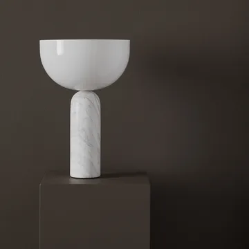 Kizu_台灯_大号 - 白色大理石 - New Works