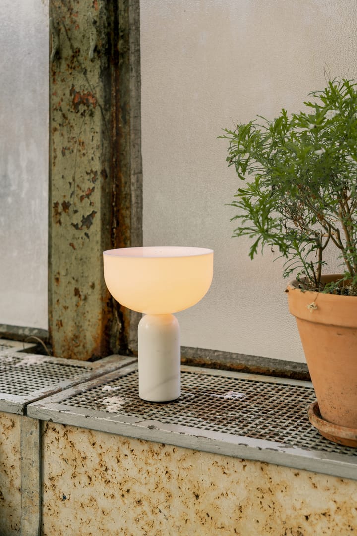 Kizu 便携台灯, 白色大理石 New Works