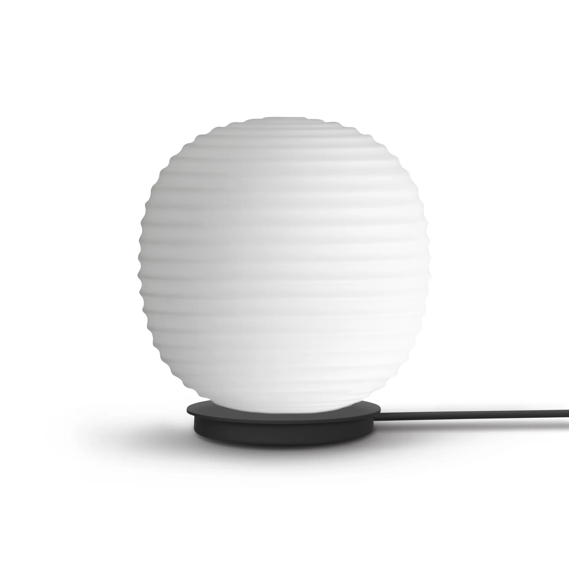 Lantern Globe 台灯 small, 磨砂白色蛋白石玻璃 New Works