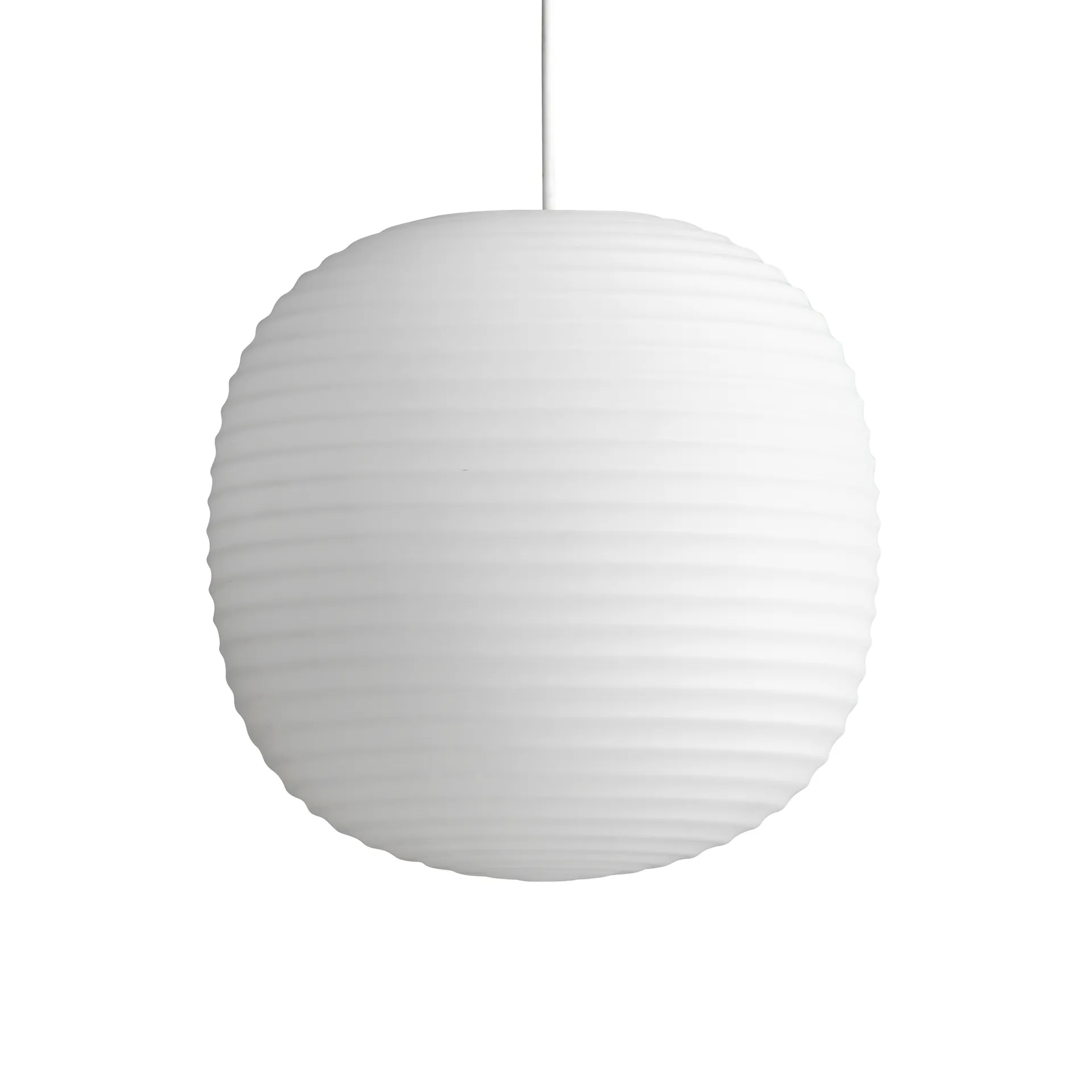 Lantern_吊灯_中号, 磨砂白色乳浊玻璃 New Works