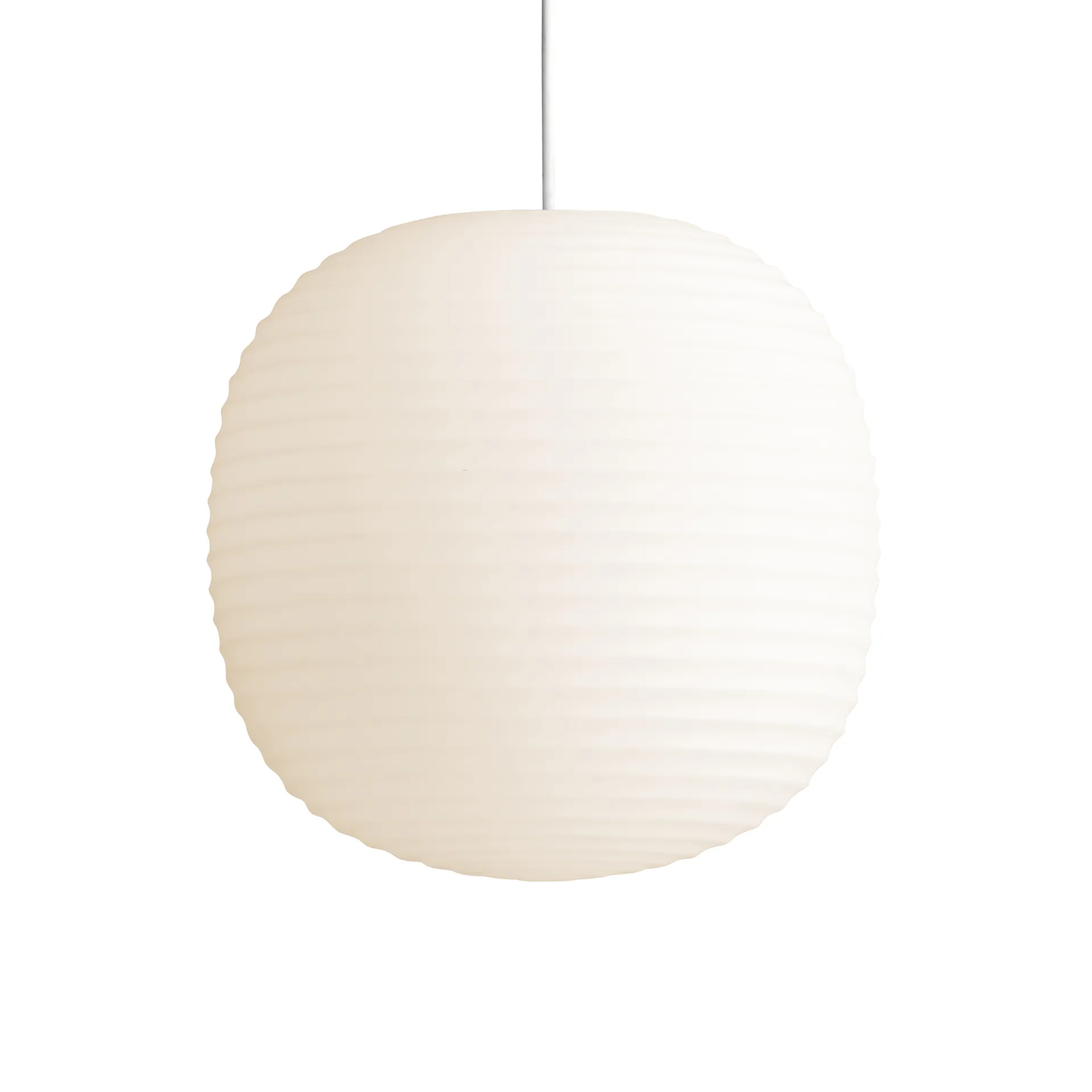 Lantern_吊灯_中号, 磨砂白色乳浊玻璃 New Works