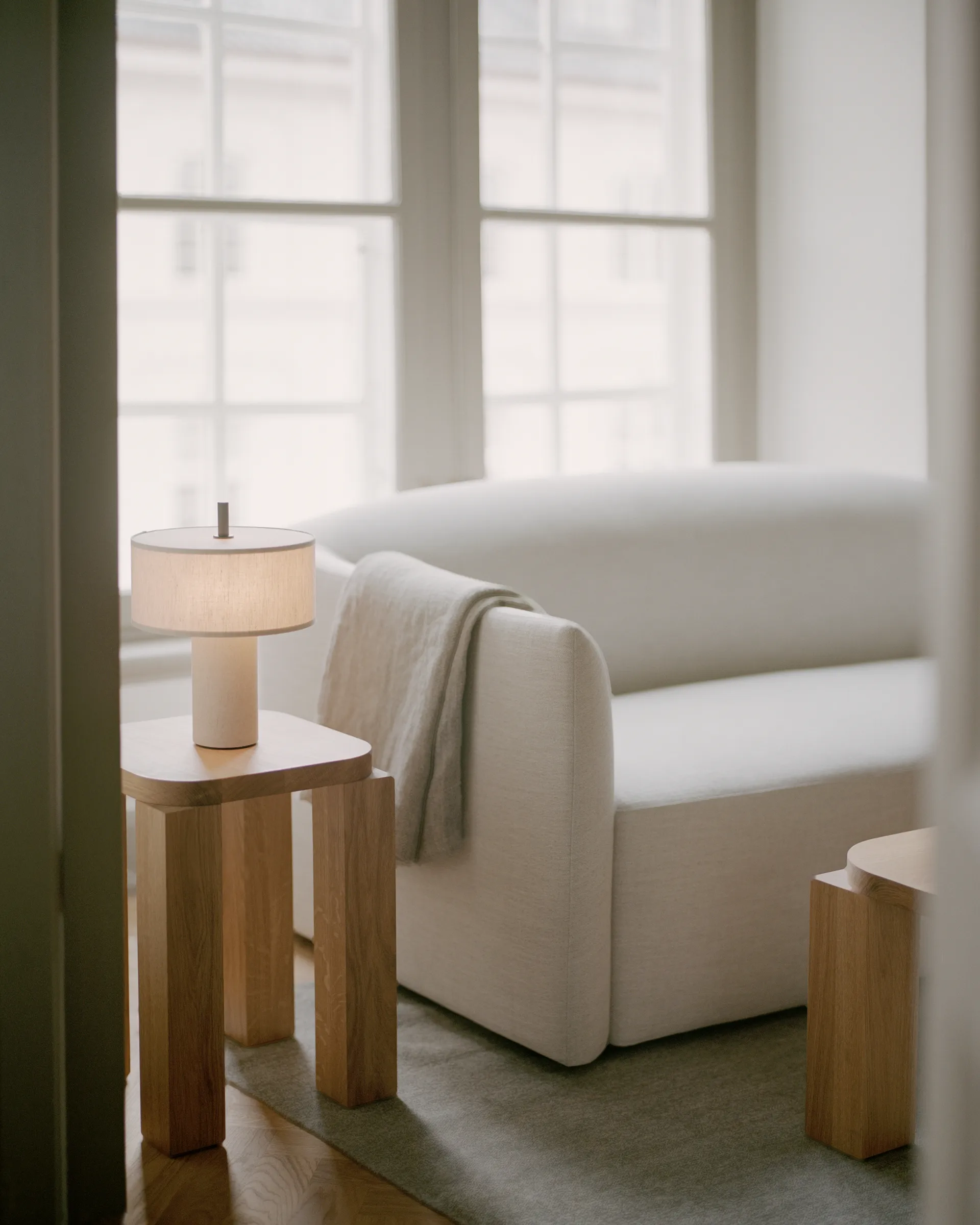 Margin 便携 台灯, 米色 New Works