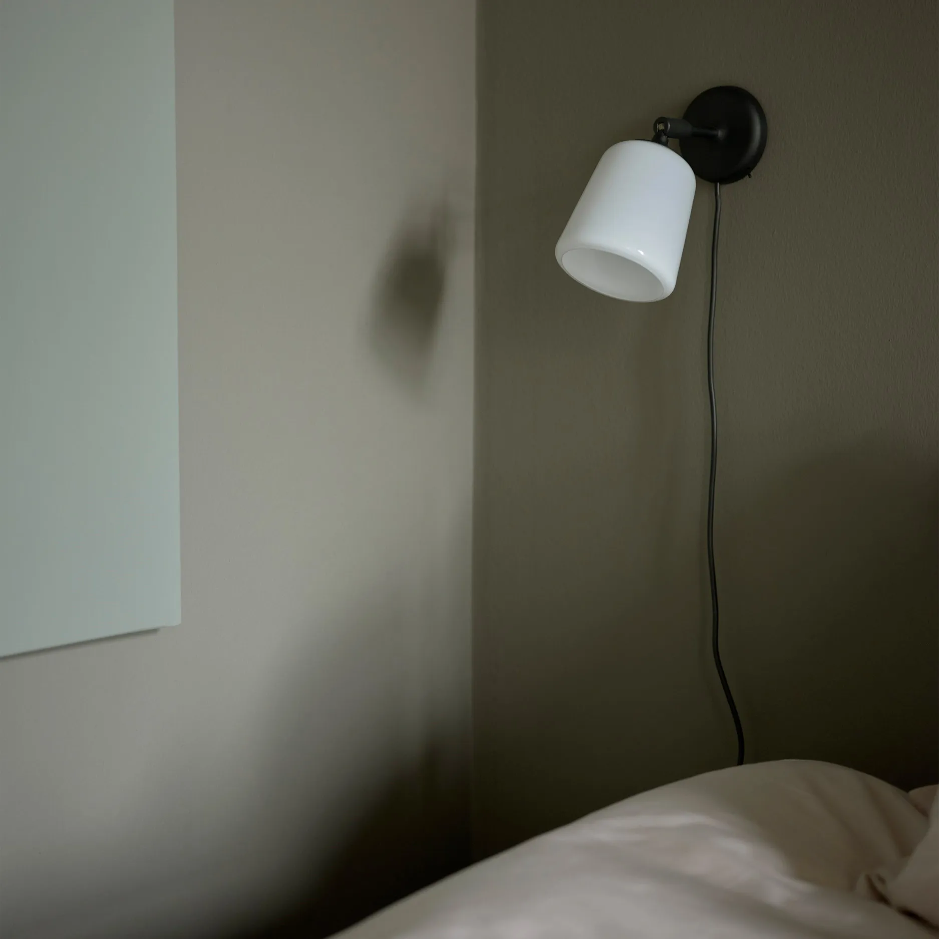 Material 壁灯, 白色 opal glass New Works