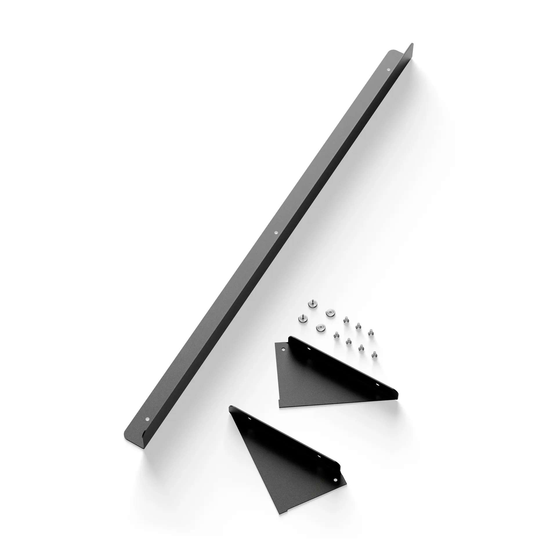 New Works console magazine 架子 3 parts, 黑色 New Works