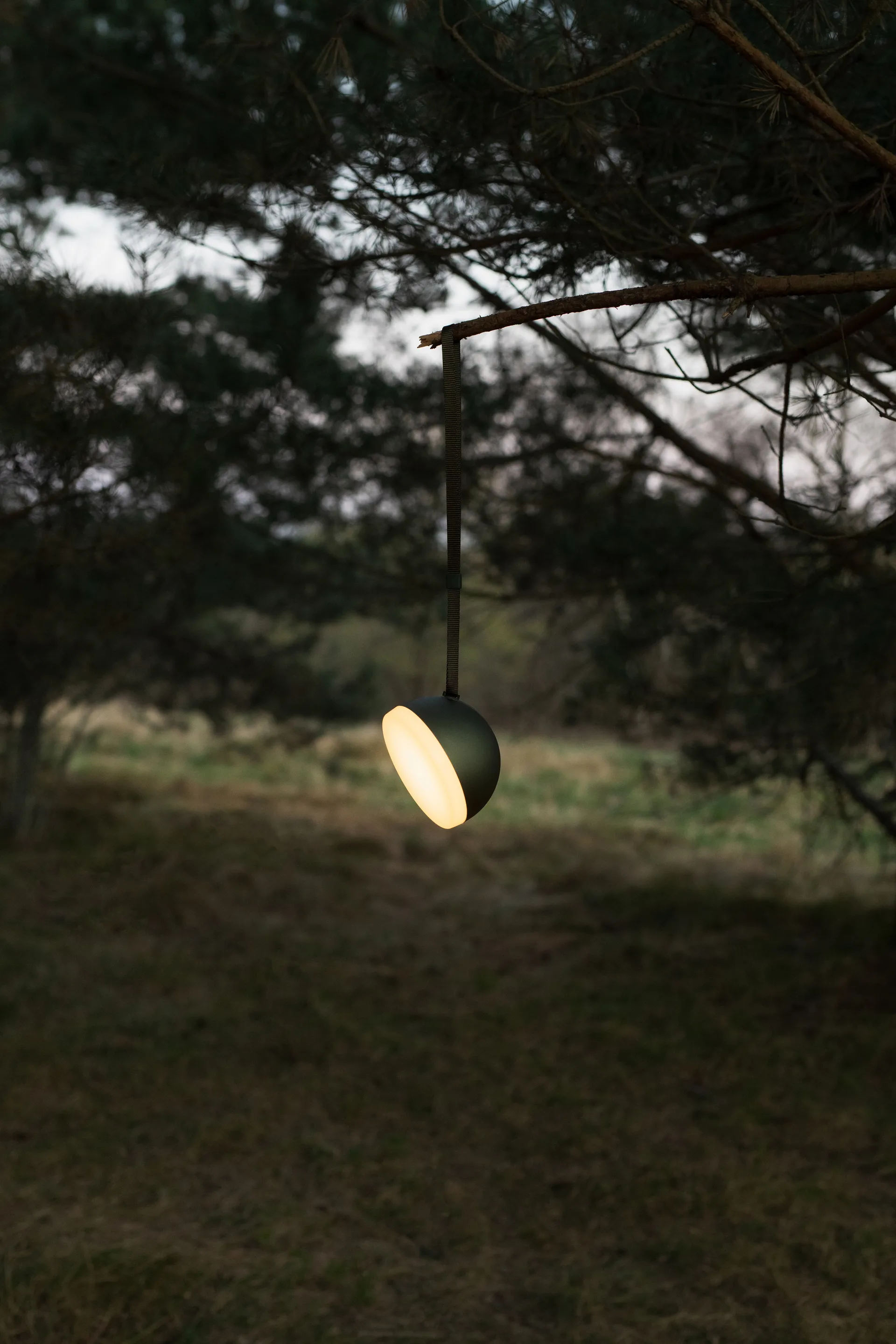 Sphere_便携式灯具, 深绿色 New Works