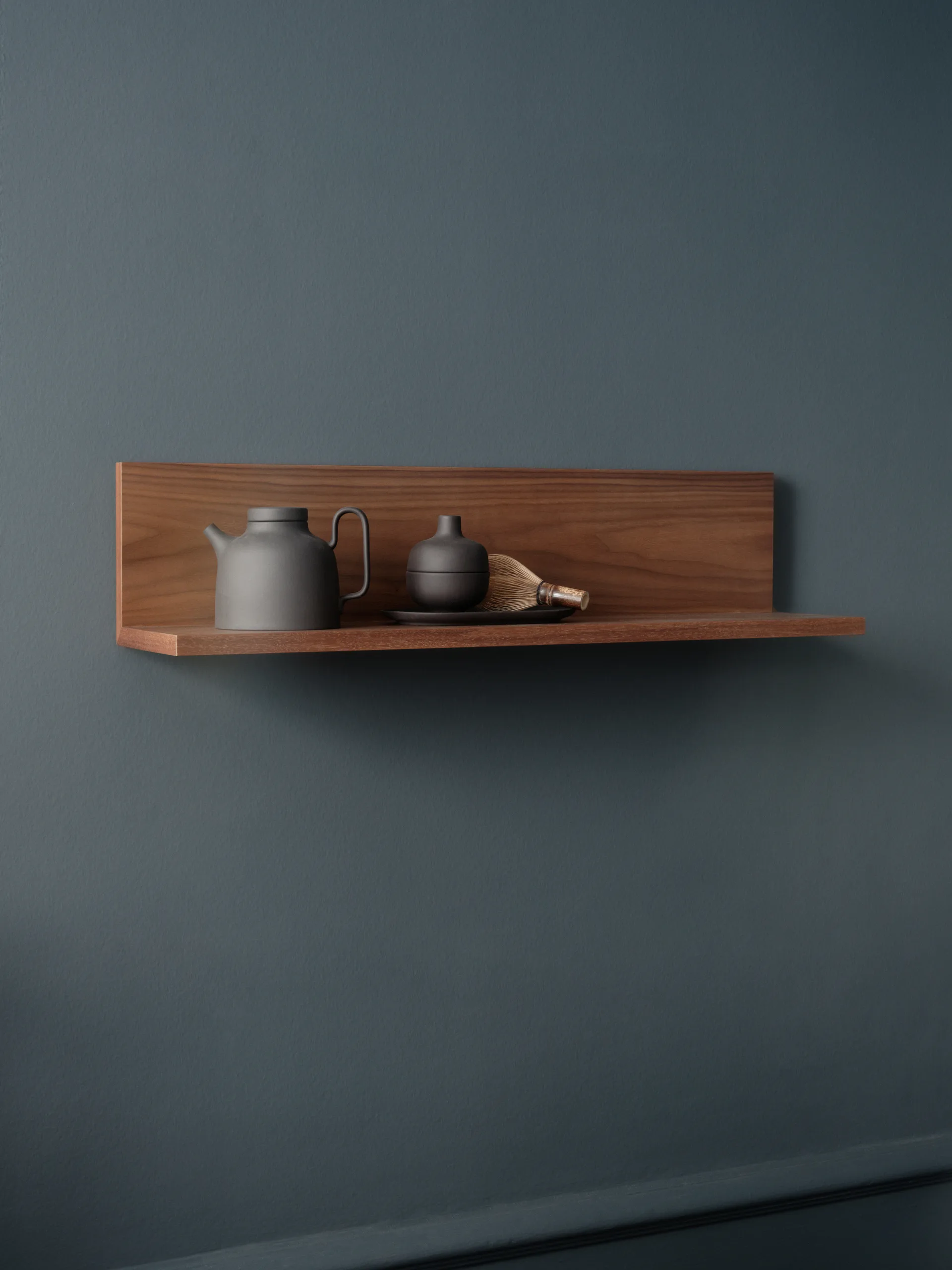 Tana_墙面置物架_75cm, 胡桃木 New Works